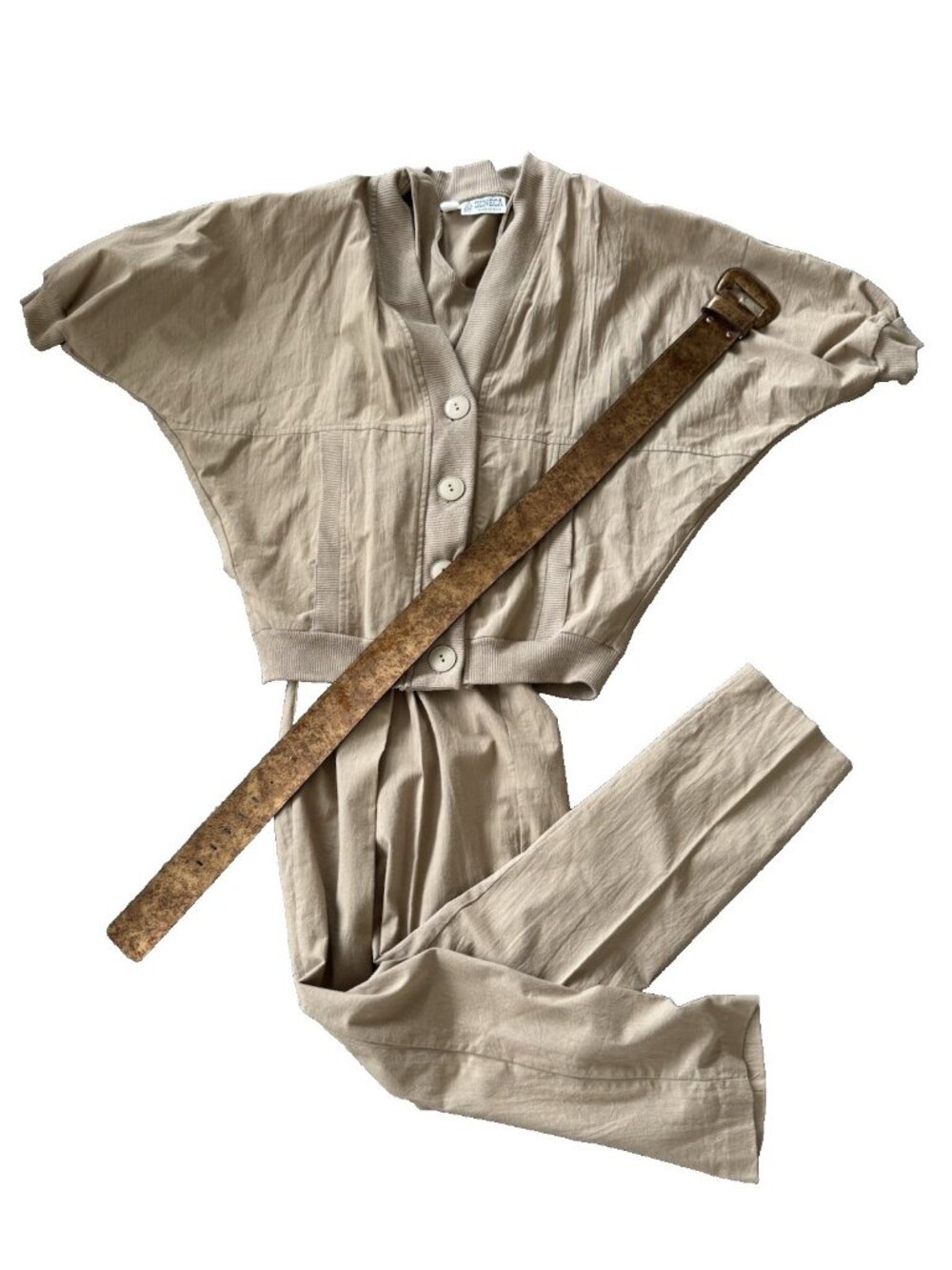 Vintage Monochrome Jumper Romper with Jacket Spring Outfit Size 3